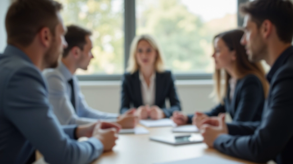 Team in vergadering bespreekt prioriteiten