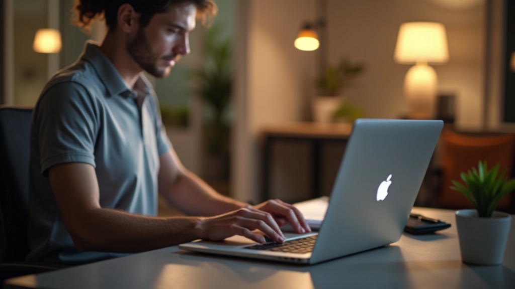 Persoon met gesloten laptop aan het einde van werkdag, duidelijke grens tussen werkruimte en privéruimte, afsluitingsmoment